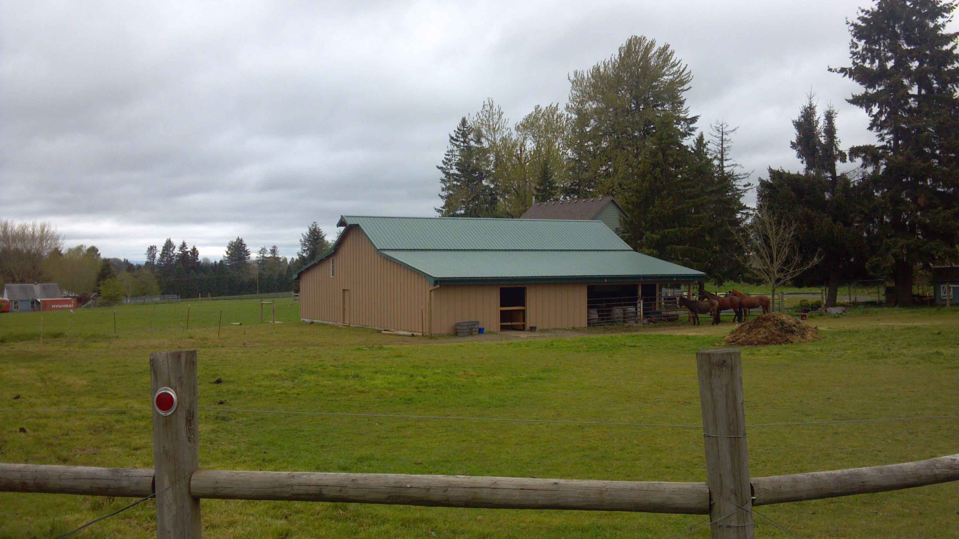 custom horse barn