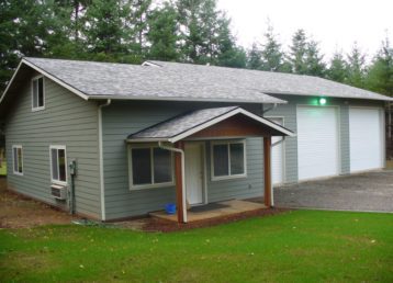 Post frame built residential home