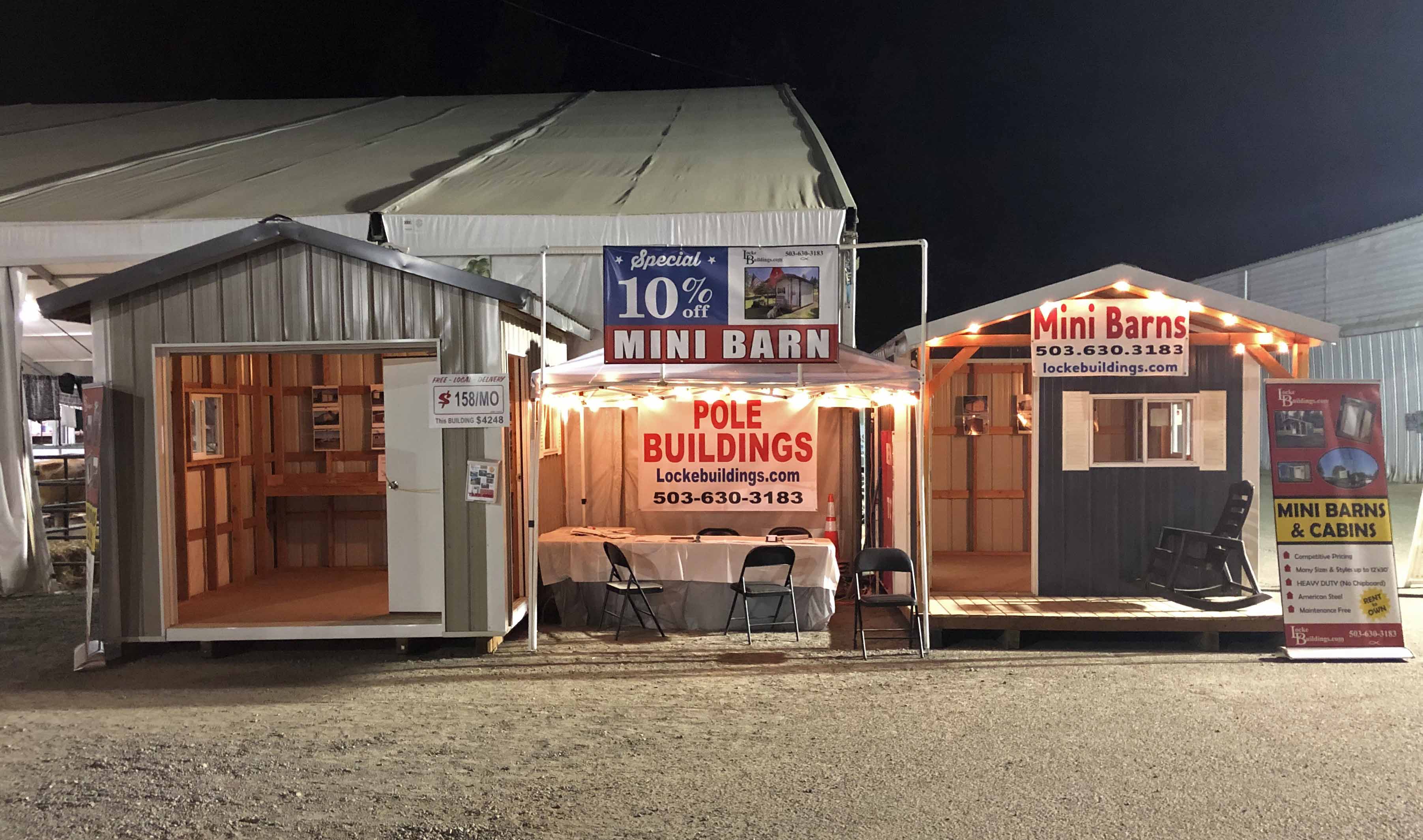 Booth At Clackamas County Fair 2019